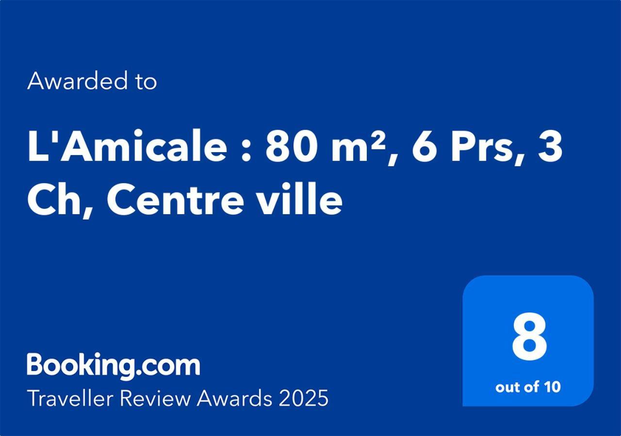 L'Amicale : 80 M², 6 Prs, 3 Ch, Centre Ville Dijon Luaran gambar